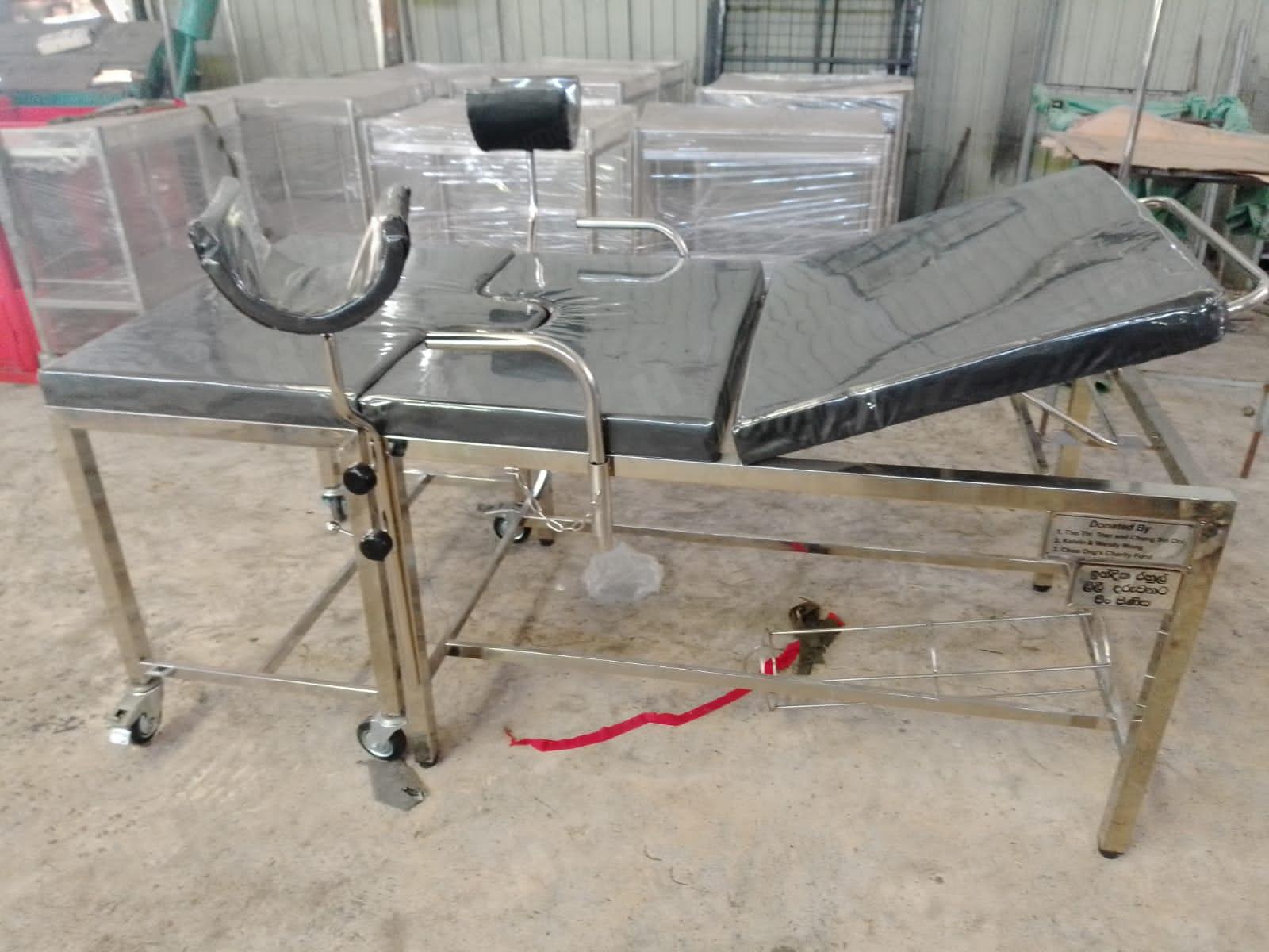 Gynecological Bed - Leg Removable (Stainless Steel) 2 Maternity bed sri lanka price